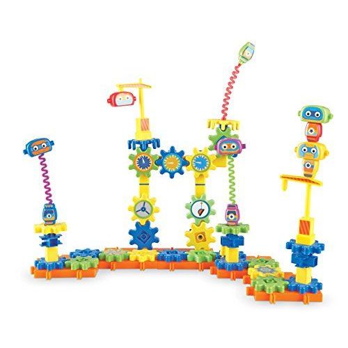 Learning Resources Gears Gears Gears Robot Factory Building Set, 80 Pieces