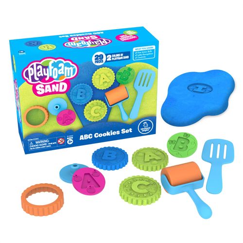 Learning Resources Jouet Biscuits De L Alphabet Avec 2 Couleurs Sable Playfoam 26 Lettres Et Outil Mouler Sculpter Tout-Petits Cadeaux Pour Les Enfants Garons Filles 3 2233 Taille Unique