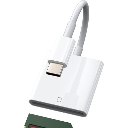 Lecteur Carte SD USB C Pour iPhone 16 15 Pour iPad Pro Adaptateur USB C Vers Card Mmoire Lecteur Externes Compact Flash Lecteur Cle De Mmoire Pour Apple Compatible Avec Samsung Transfert Photo