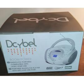 Lecteur CD Dcybel Boom Power Blanc - Platine CD