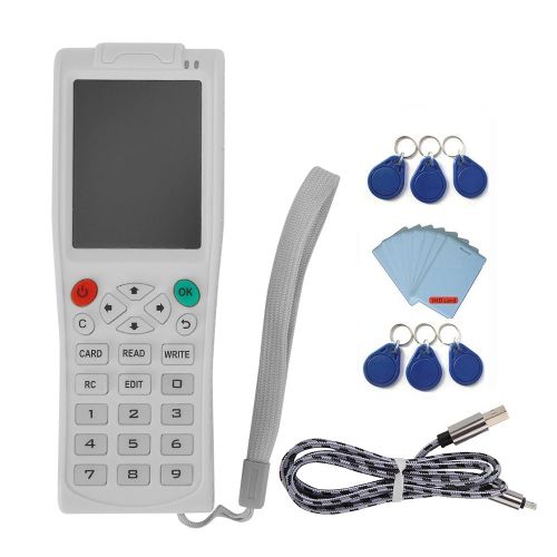 Lecteur D'identification Ic Icopy 3, Duplicateur De Cartes A Puce Avec Fonction De Decodage Complet (Icopy 3 + 8 Cartes + 6 Boucles)