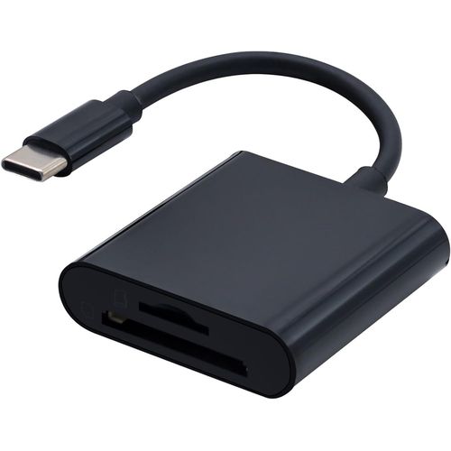 Lecteur de Carte USBC,Micro SD/SD 2 en 1 Lecteur de Carte USBC,Lecteur de Carte SD USB C,Adaptateur USB C Micro USB pour Micro SD/USB/iPhone 15/16 et autres appareils avec interface USBC