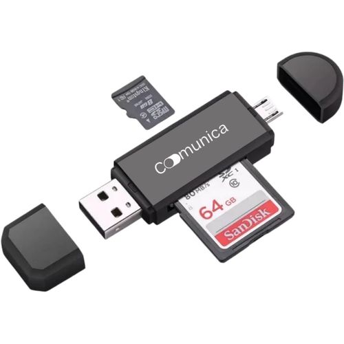 Lecteur de cartes SD de mmoire USB 2.0 Adaptateur micro SD OTG et lecteur de carte SD avec fonction Otg lecteur micro SD et adaptateur SD USB compatible avec Windows/Android