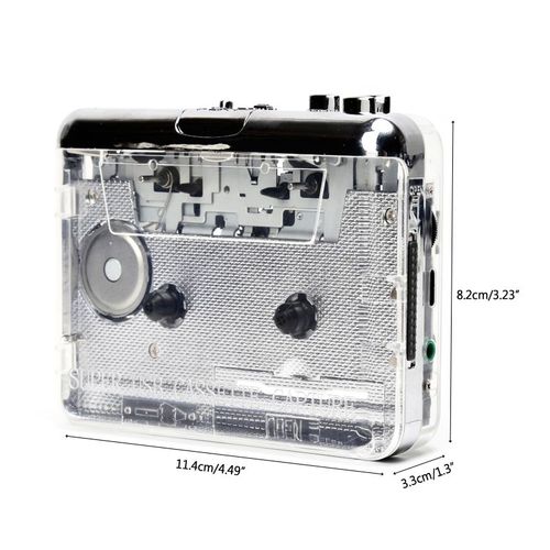 Lecteur De Cassette Portable, Convertisseur Mp3 Avec Interface Usb De Type C, Wav, Mode D'enregistrement Mp3