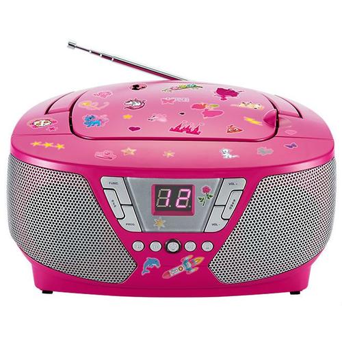 Lecteur Radio/Cd Portable Cd60rsstick Bigben Kids Rose