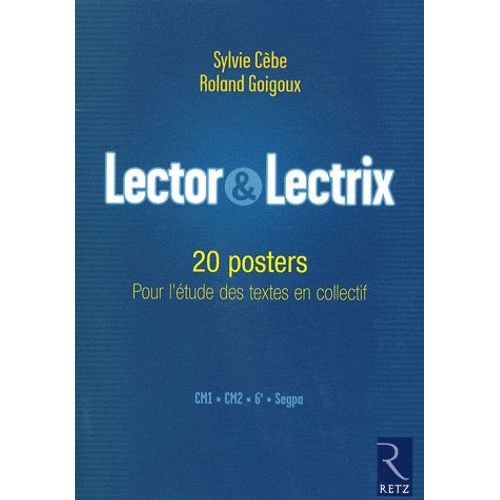 Page De Garde Cahier Lector Lectrix Lector & Lectrix 20 posters pour l'étude des textes en collectif | Rakuten