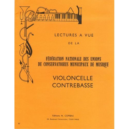 Lecture  Vue Violoncelle Et Contrebasse. Cycle 2