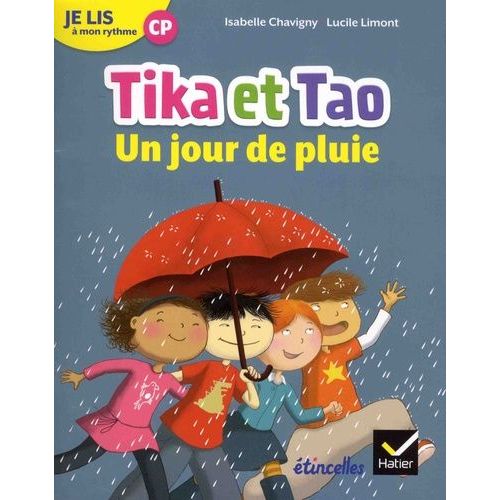 Franais Cp Je Lis  Mon Rythme - Tika Et Tao, Un Jour De Pluie    Format Album 