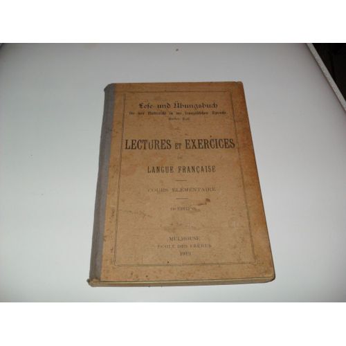 Lecture Et Exercices Cours lmentaire , Francais Avec Traduction   