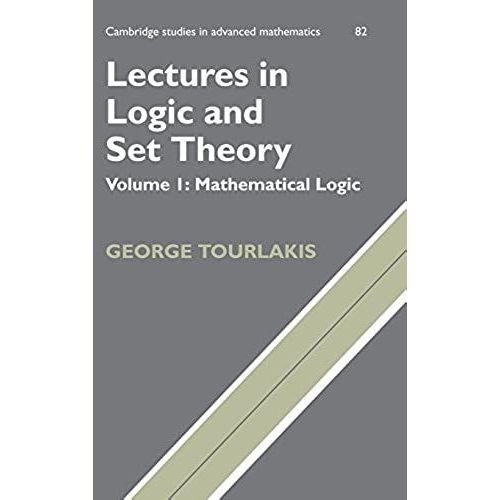 Lectures In Logic And Set Theory    Format Reli 