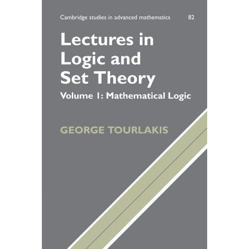 Lectures In Logic And Set Theory    Format Broch 