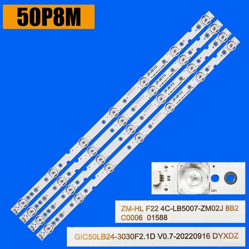 LED bande de Rtro-clairage Pour Thomson 50UD6406 50P65US 50S421 50S423 TCL-GIC-50D6-3030-4X7-LX20180417 4C-LB5007-YH02J 4C-LB5007-ZM03J Fdration de russie