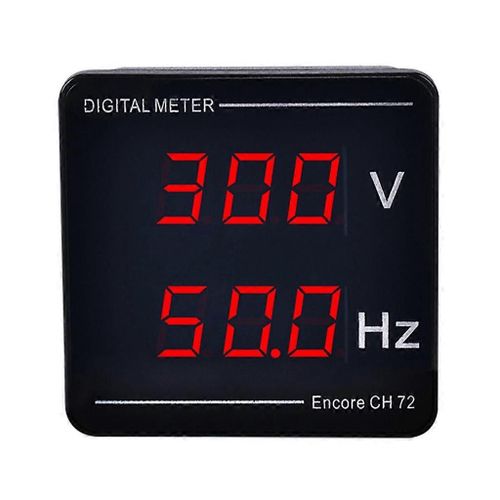 Led Double Affichage Numrique Voltage Mtre Voltmtre Test De Frquence Affichage Numrique