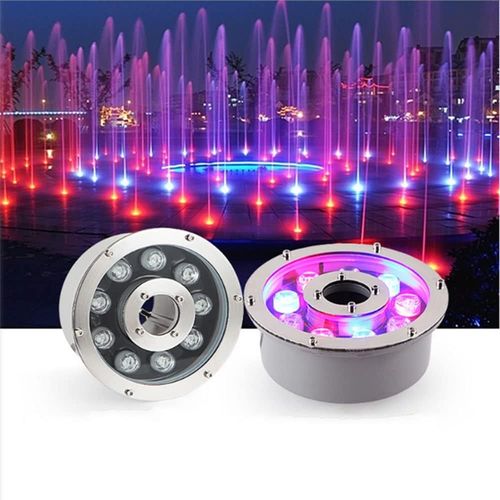 Led Piscine Anneau Lumire Piscine Lumires Sous-Marines En Acier Inoxydable Dans Le Trou Intgr Fontaine Lumires Piscines Poissons tang Jardins, Carrs Paysage Lumires,9w