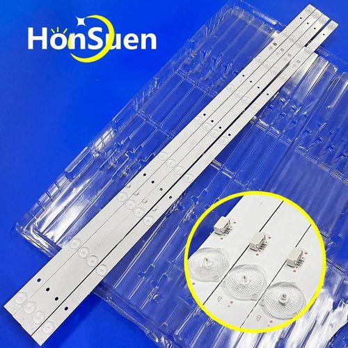 LED pour 43LEM-1023/FTS2C MTV-4324LT2 LE43CT2000AK GC43D09-ZC23FG-01 T4312M T4322S LD43E12M DHL43-F600 PLDED4331A-B LED43M5096DK 1kit-4pcs