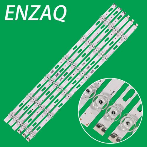 LED pour UN50AU7090 Un50au7700g UE55AU7agglomU UE50AU7170U UE50TU7100 UE50TU8500 UN50TU7020 Un50tu6900f CRH-P50S63030031202J-REV1.2 1kit-6pcs