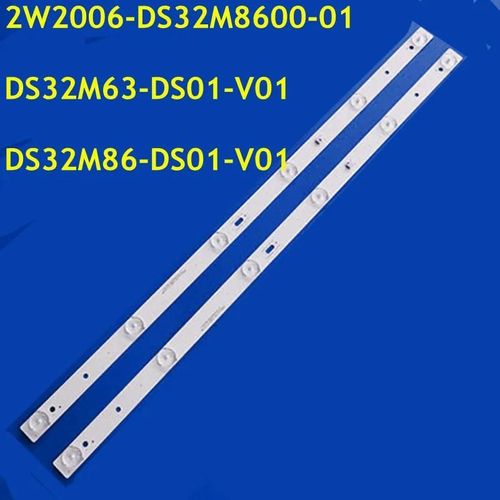LED Rtro-clairage bande 6 lampe Pour BBK 32LEM-1037/TS2C DS32M63-DS01-V01 DS32M86-DS01-V01 DSBJ-WG 2W2006-DS32M8600-01 32EU3000 10PCS