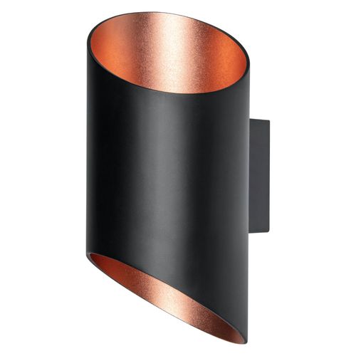 Ledvance Orbis Cylindro Smart+ Wi-Fi Luminaire, Luminaire Mural Intrieur  Led, 12w, Temprature De Couleur 3000 - 6500k, 600 Lumen, Blanc/Dor, Cylindre Avec Biseaux Asymtriques, 20x12cm