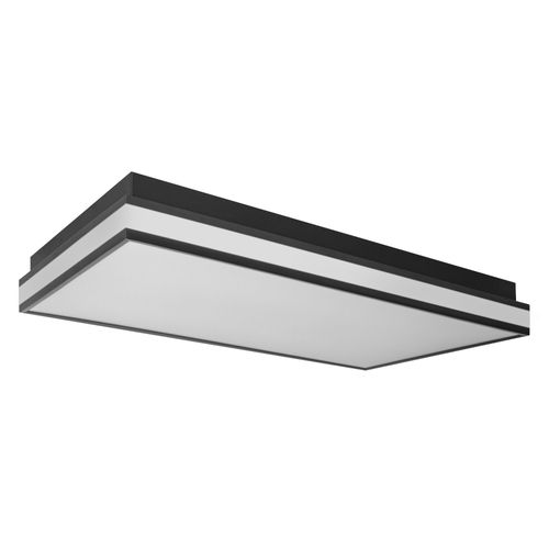 Ledvance Orbis Magnet Smart+ Wi-Fi 60x30cm, Noir, Plafonnier Led  Gradation Pour L'intrieur, 42w, Temprature De Couleur 3000 - 6500k, Lampe Design Avec Cadre Magntique Innovant