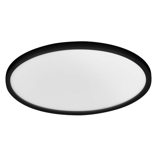 Ledvance Smart Led Bathroom Light Black, 32w, 2700lumen, 3000-6500k, 50cm, Ip44, Orbis Disc Wall Light, Lampe De Salle De Bain Avec Technologie Wifi, Dimmable, Contrlable Via App Et Assistant Vocal.