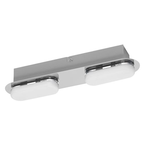 Ledvance Smart Led Bathroom Light Chrome, 15w, 1400lm, 3000-6500k, 30cm, Ip44, Applique Orbis Duplo, Lampe De Salle De Bain Avec Technologie Wifi, Dimmable, Contrlable Via App Et Assistant Vocal.