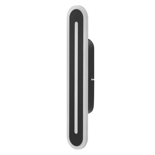 Ledvance Smart Led Lampe De Salle De Bain Noir, 1600lm, 3000-6500k, 400mm X 70mm, Ip44,Orbis Bath Applique Murale Avec La Technologie Wifi, Dimmable, Contrlable Via L'application Et L'assistant Vocal