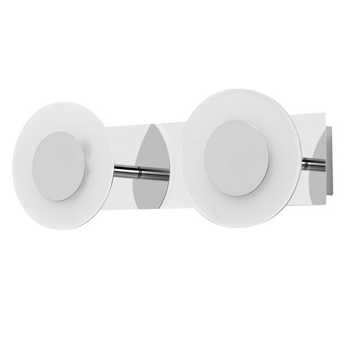 Ledvance Smart Led Salle De Bain Chrome, 15w, 1400lm, 3000-6500k, 32cm, Ip44, Applique Orbis Wave, Lampe De Salle De Bain Avec Technologie Wifi, Dimmable, Contrlable Via App Et Assistant Vocal.