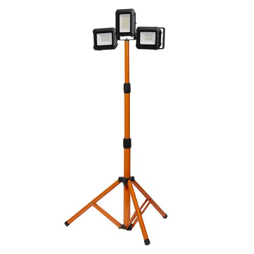 Ledvance Worklight Led Tripod - Lampe De Travail Avec Trpied, Projecteur Central De 30w Et Deux Spots Dtachables Rechargeables De 5w, Ip54, 3280 Lumen, 4000k Cool White, Angle De Rotation 360