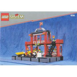 Lego 4556 Train Station Gare pour Train Vintage avec 7 Figurines