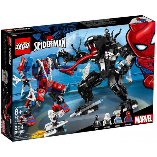 Lego Marvel - Le Robot De Spider-Man Contre Venom