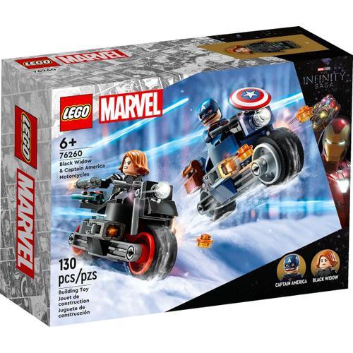 Lego Marvel - Les Motos De Black Widow Et De Captain America