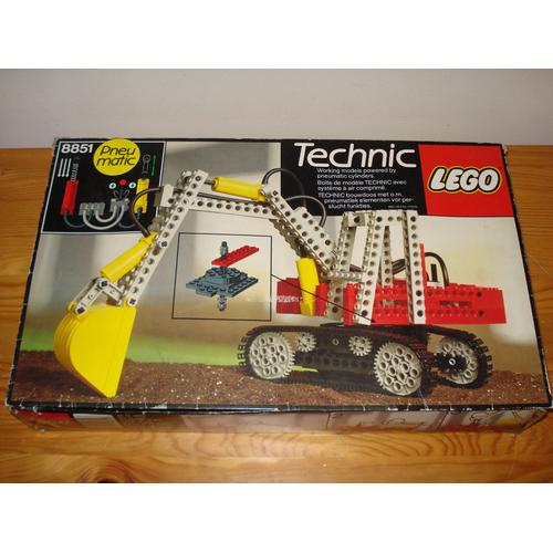 Lego 8851 - Lego Technic Vintage Pelleteuse Grue Pneumatique