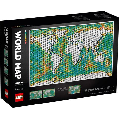 Lego la carte du monde