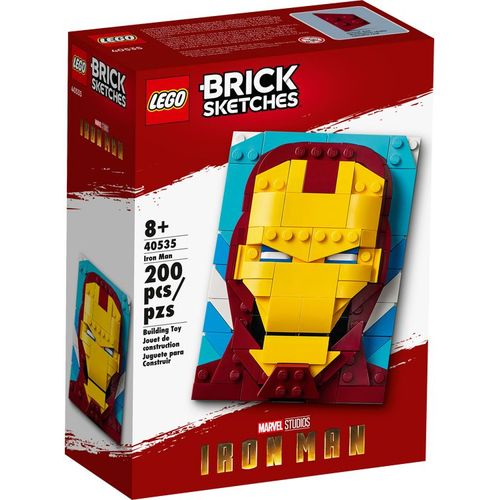 LEGO Brick Sketches - Iron Man