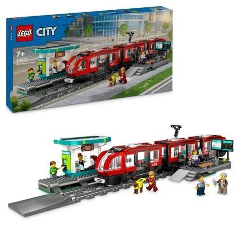 Lego City - Le Tramway Et La Station Du Centre-Ville