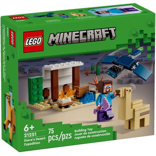 Lego Minecraft - L'expdition De Steve Dans Le Dsert