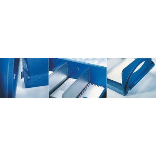 Leitz Bac A Courrier Shorty, Format A4/C4 Transversal, Noir