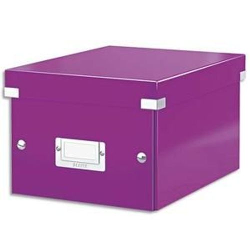 Leitz Bote Click&store M-Box. Format A4 - Dimensions : L281xh200xp369mm. Coloris Violet.