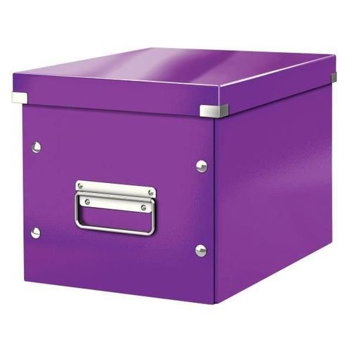 Leitz Click Et Store Cube - Bote De Rangement - M - Violet