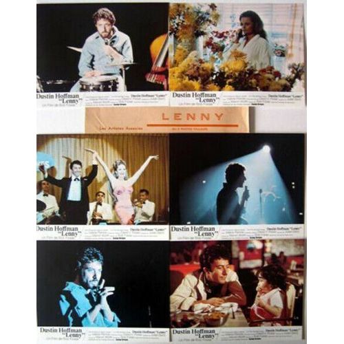 Lenny : Jeu De Photos D'exploitation Cinmatographique - Format 21x27 Cm - De Bob Fosse Avec Dustin Hoffman, Valerie Perrine, Jan Miner, Stanley Beck - 1974