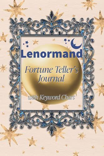 Lenormand Fortune Teller's Journal With Keywords Page Included: Lenorman Deck Daily Journal   de Blackwood Tarot, Bright  Format Broch 