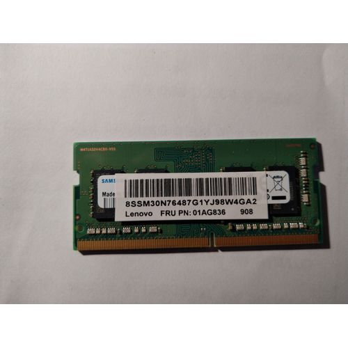LENOVO 01AG836 module de mmoire 4 Go 1 x 4 Go DDR4 2666 MHz