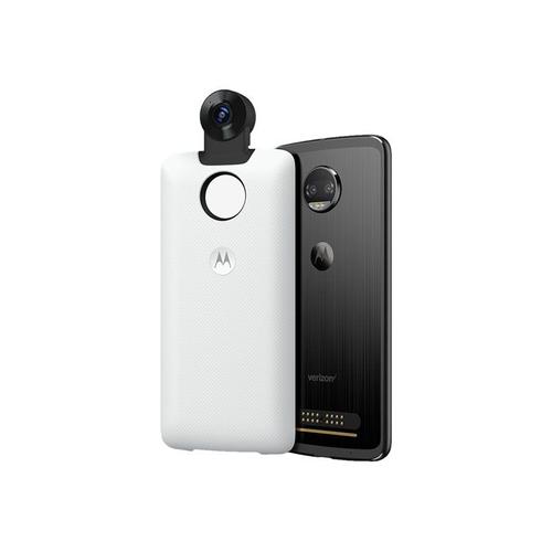Motorola Moto Mods 360 Camera - 360 Module De Camra Numrique - Fixation Sur Smartphone - 4k - Blanc
