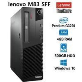 Lenovo Thinkcentre M Sff Intel Pentium G32 3 Ghz Ram 4 Go Dd 500 Go Rakuten