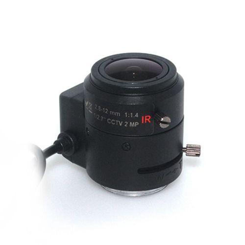 Lentille De Zoom Iris Automatique 2mp, Bote D'objectif 2.8-12mm, Objectif De Camra, Objectif De Vidosurveillance, Accessoires De Camra