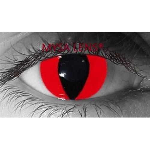 Lentilles De Couleur Fantaisie Rouge /Crazy Lens Red