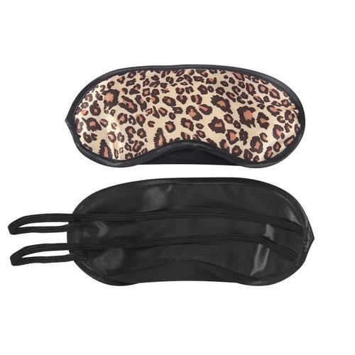 Lopard Jaune - Dacron Masque De Sommeil Doux Et Confortable, Couvre Yeux Portable, Lopard, Zbre, Nouveau Style, Travail, tude, Maison, Voyage