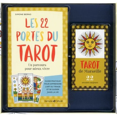 Les 22 Portes Du Tarot - Un Parcours Pour Mieux Vivre   de Berno Simone  Format Coffret 