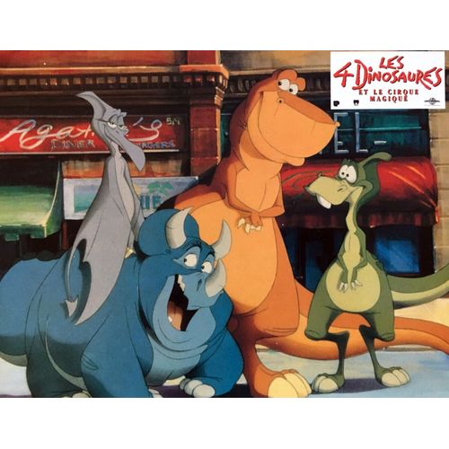 Les 4 / Quatre Dinosaures Et Le Cirque Magique (We're Back! A Dinosaur's Story) : Jeu De 12 Photos D'exploitation Cinmatographique - Format 21,5x27,5cm - De Phil Nibbelink, Simon Wells - 1994