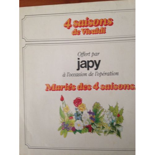 Les 4 Saisons De Vivaldi Opration Maris Des 4 Saisons  - Vivaldi